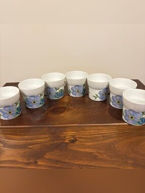 Vtg Noritake Hawaiian Holidays Younger Image Hula Coffee Cups Set Of 7